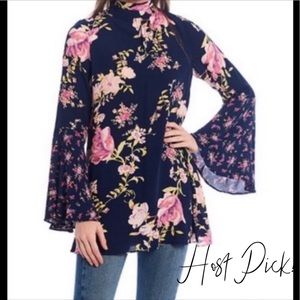 Host Pick!!Free People Tate Tunic in Midnight Combo